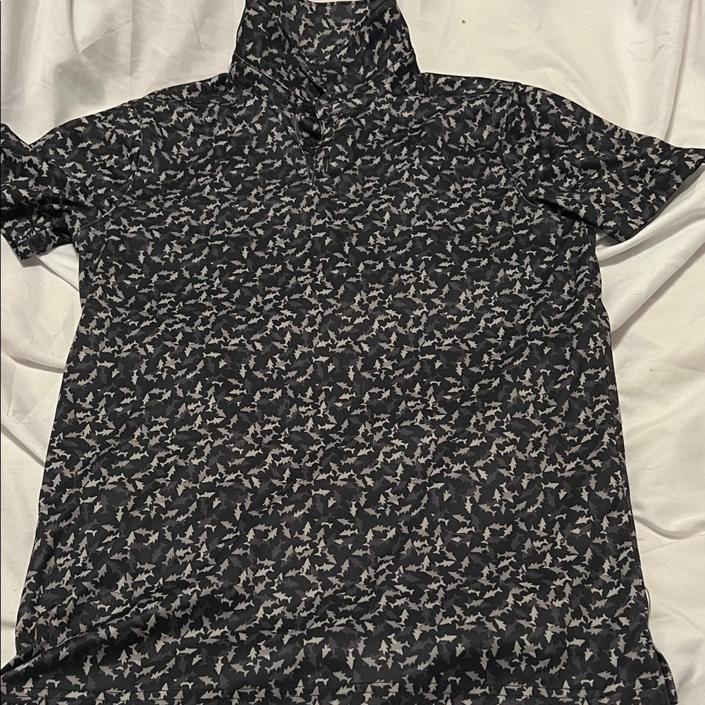 Stylish Black and Gray Kids Polo Shirt